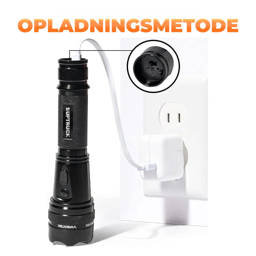 VoltGuard X95 lommelygte ⚡ Lys i mørket, tryghed når det gælder