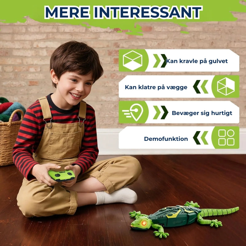 GeckGo!™️ - Vægklatrende RC-øgle