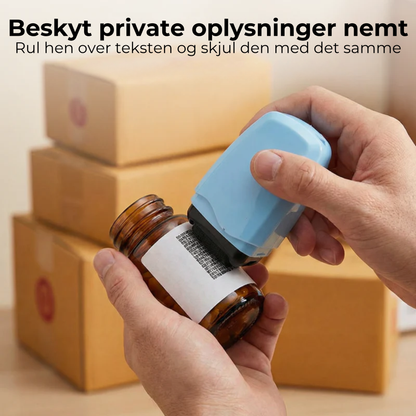 🔒 Fortrolighedsstempel til pakker og dokumenter 📦✏️🎁