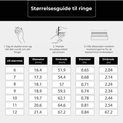Sølvring med hekseknude