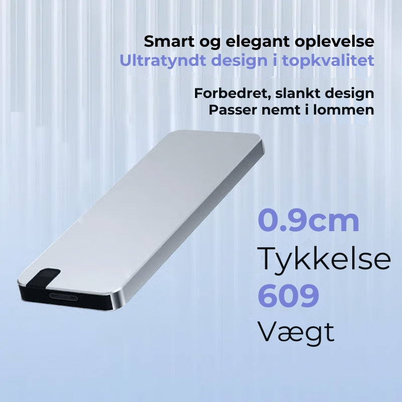 Ekstern højhastighedsopbevaring via USB 3.0