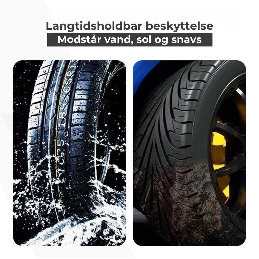 Vedligeholdelsesspray til bildæk