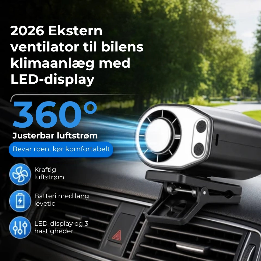 Clip-on-ventilator