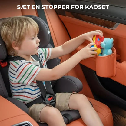 2-i-1 læderholder til bilen
