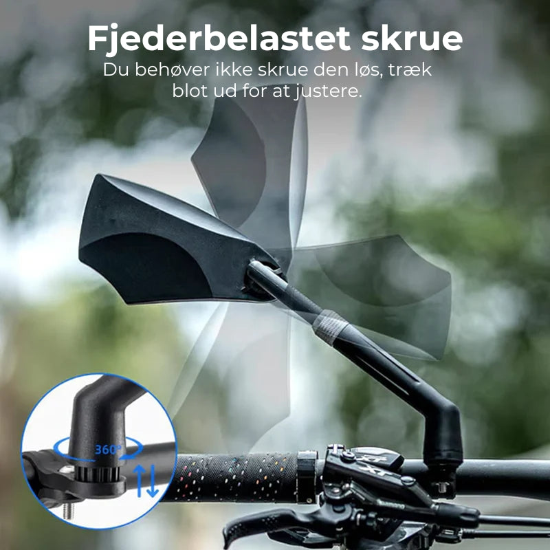 360° roterbart bakspejl til cykler