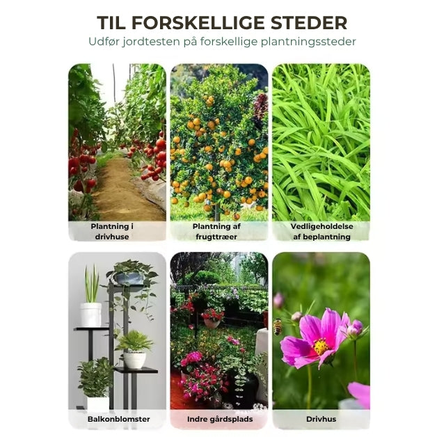 3-i-1 jordfugtighedsmåler til planter