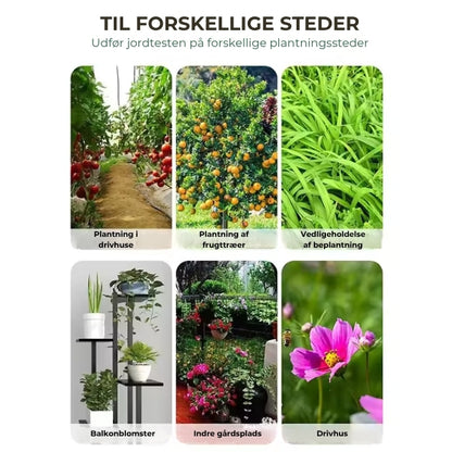 3-i-1 jordfugtighedsmåler til planter