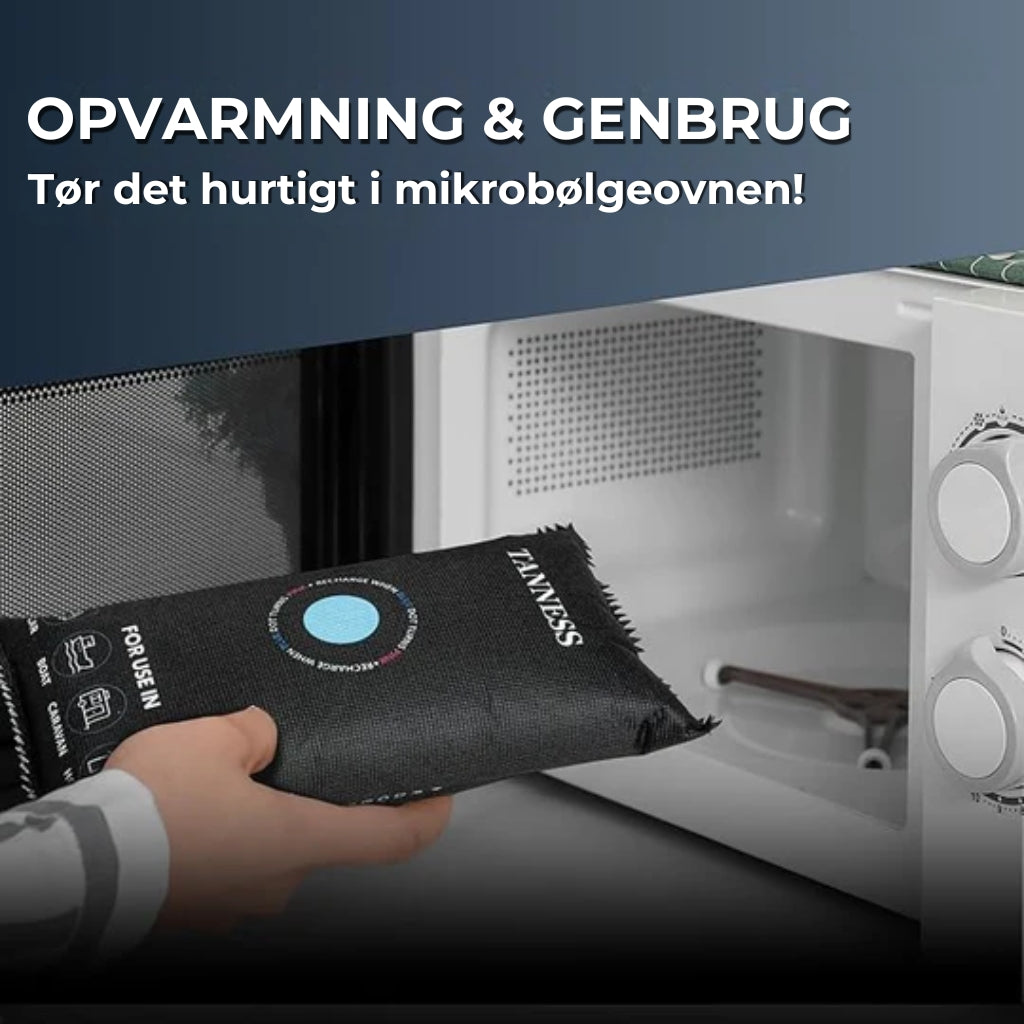 Affugtningsposer med skridsikre puder | Forhindrer kondens | Fugtabsorberende | Genanvendelig
