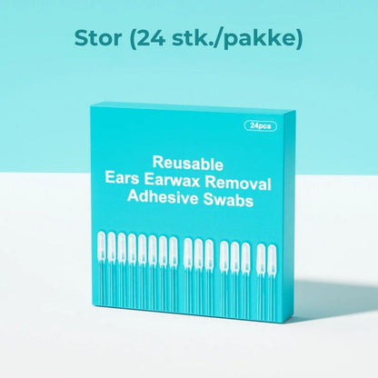 Genanvendelige ørevoks-stikpinde (24 stk.)