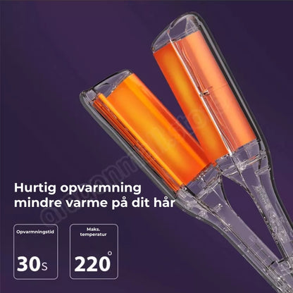Opvarmet krøllejern