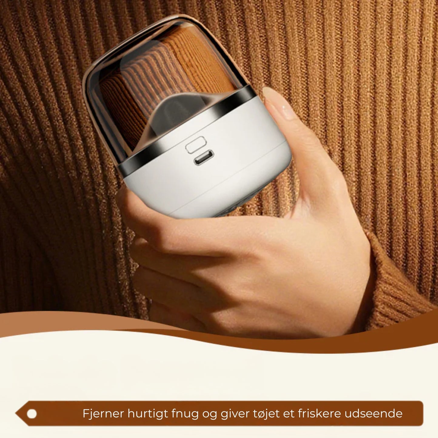 Bærbar genopladelig stofskraber