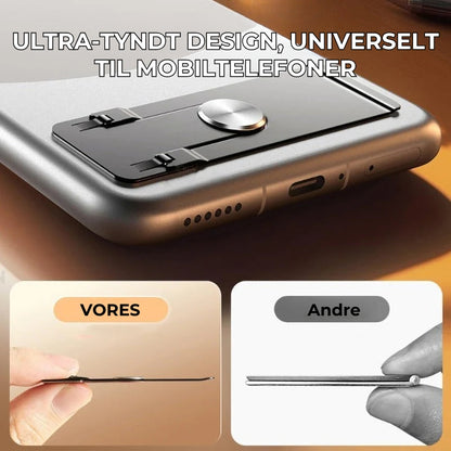 Ultratynd, roterbar telefonholder