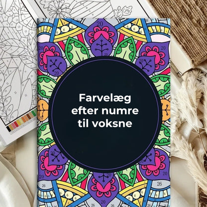 Malebog efter tal – malebog for voksne