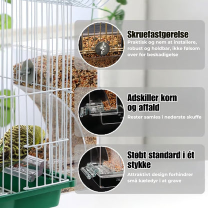 🔥Automatisk fuglefoderbræt uden spild