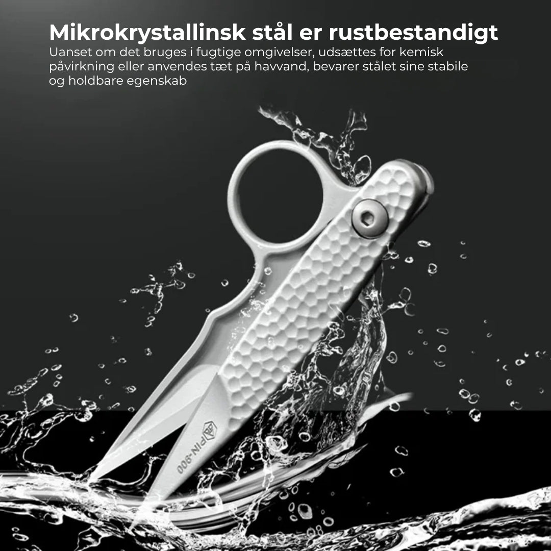 Rustfri saks af mikrokrystallinsk stål