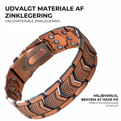 Metalarmbånd til magnetterapi