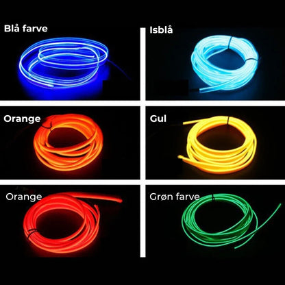 RGB LED-stemningsbelysning til bilen