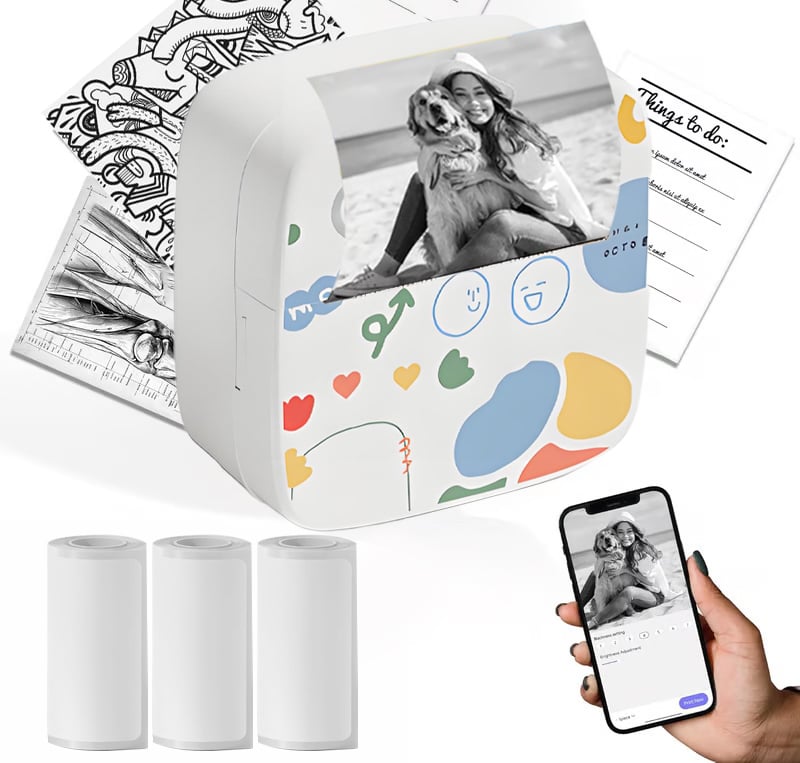 XenGro Mini - bærbar klistermærkeprinter