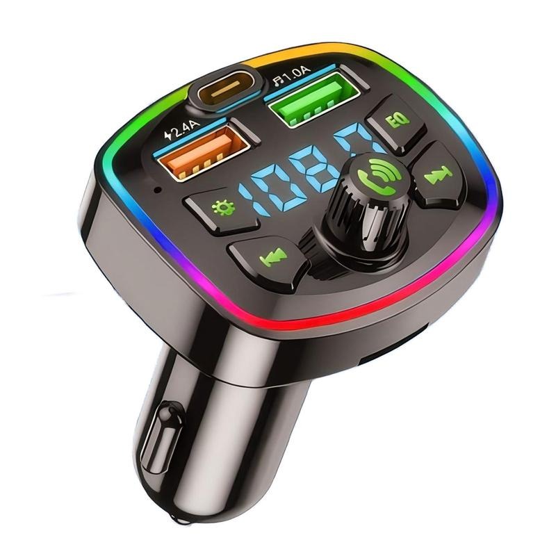 Bluetooth FM-biladapter og -oplader
