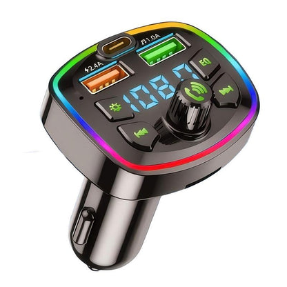 Bluetooth FM-biladapter og -oplader