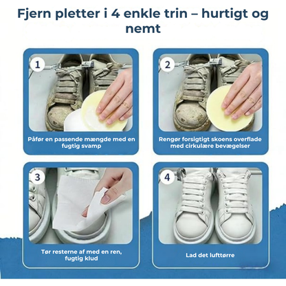Rengøringscreme til hvide sko