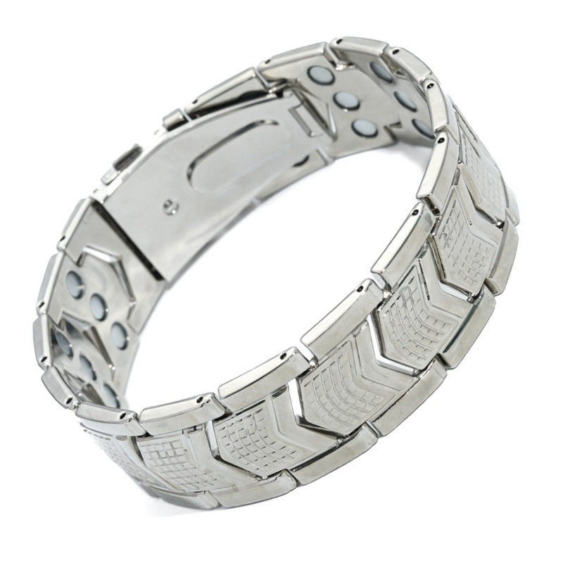 Metalarmbånd til magnetterapi