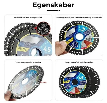 Slibeskiver med diamantkorn (4 stk.)