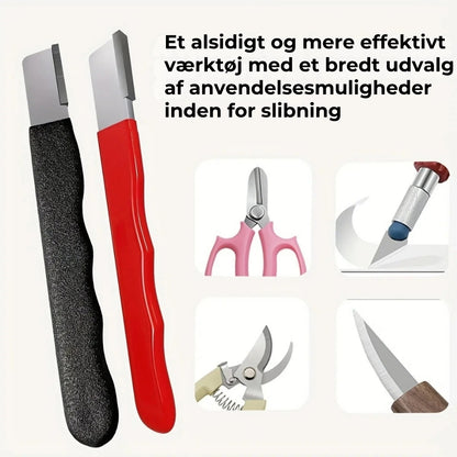 Professionel kniv- og saksesliber – 2 stk.