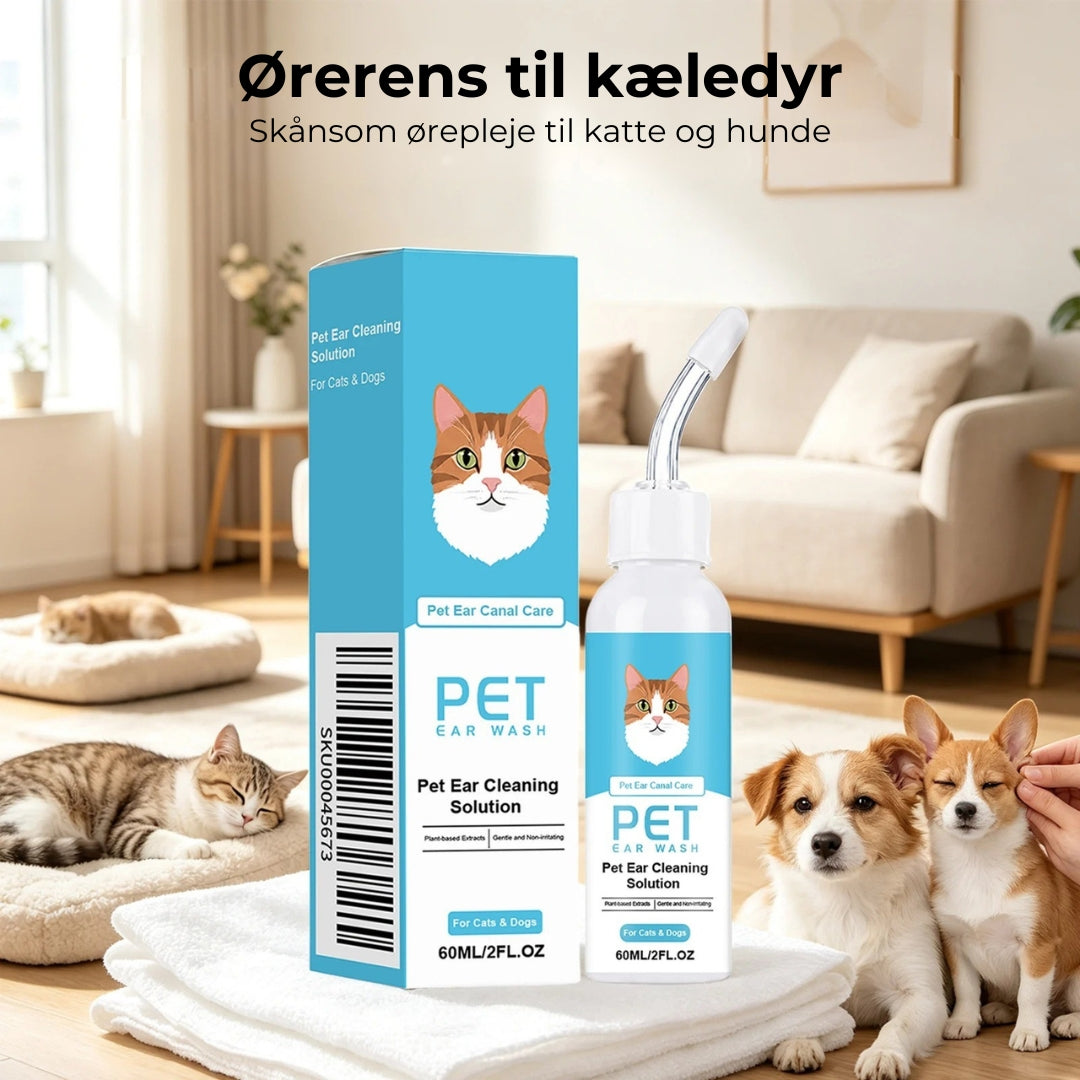 Ørerens til hunde og katte, 60 ml