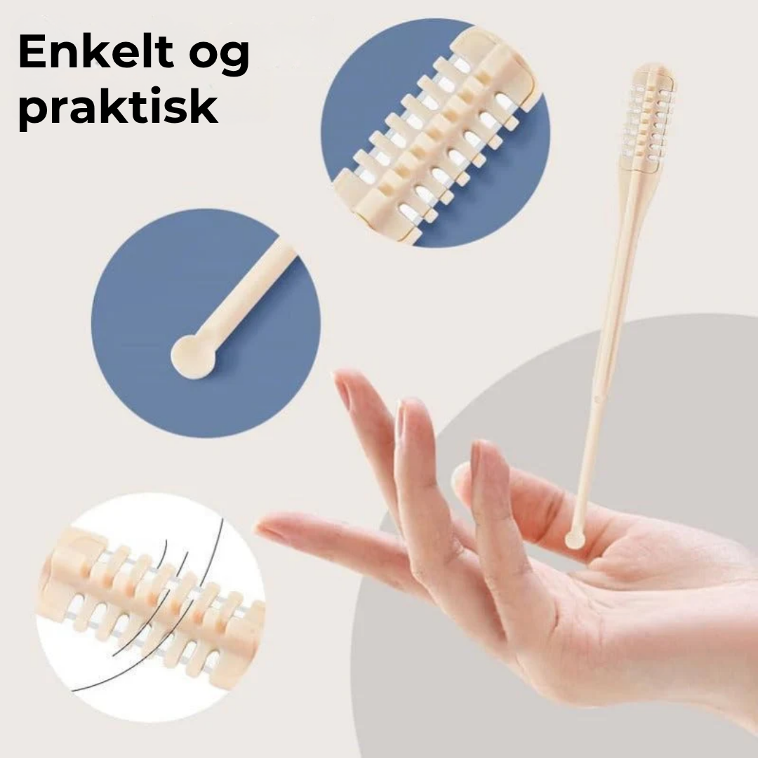 Håndbetjent trimmer til hår i næse og ører (10 stk.)