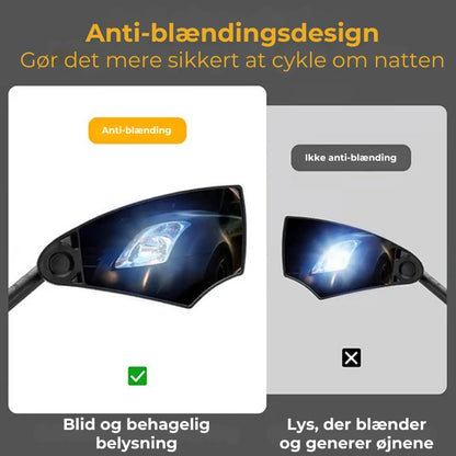 360° roterbart bakspejl til cykler