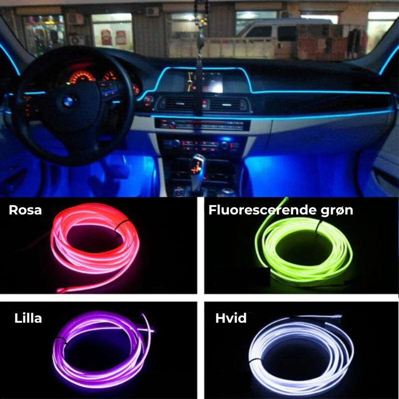 RGB LED-stemningsbelysning til bilen