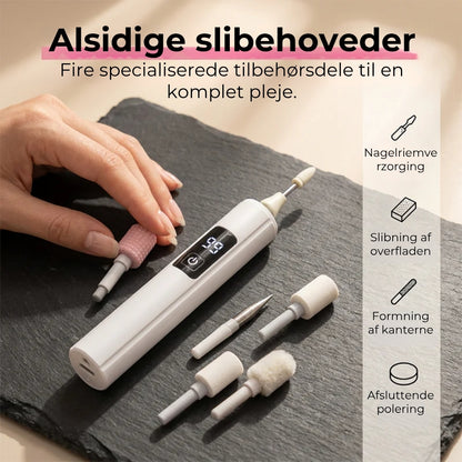 Elektrisk neglefil med digital hastighedsindstilling