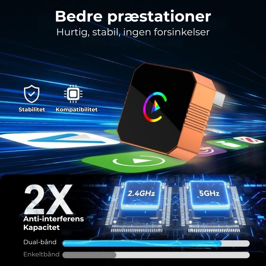 Trådløs Carplay-adapter V4