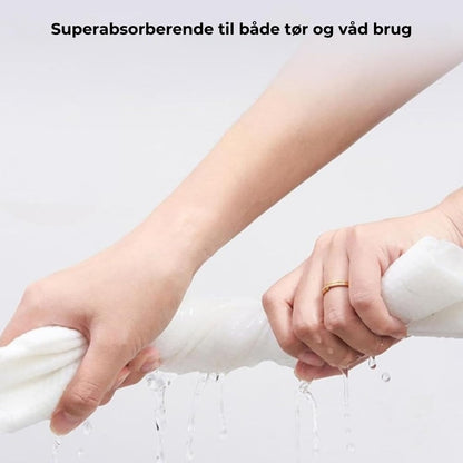 Komprimerede bomuldshåndklæder