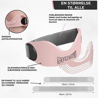 Patellastøttebånd til knæsmerter og senebetændelse (2 bånd inkluderet)