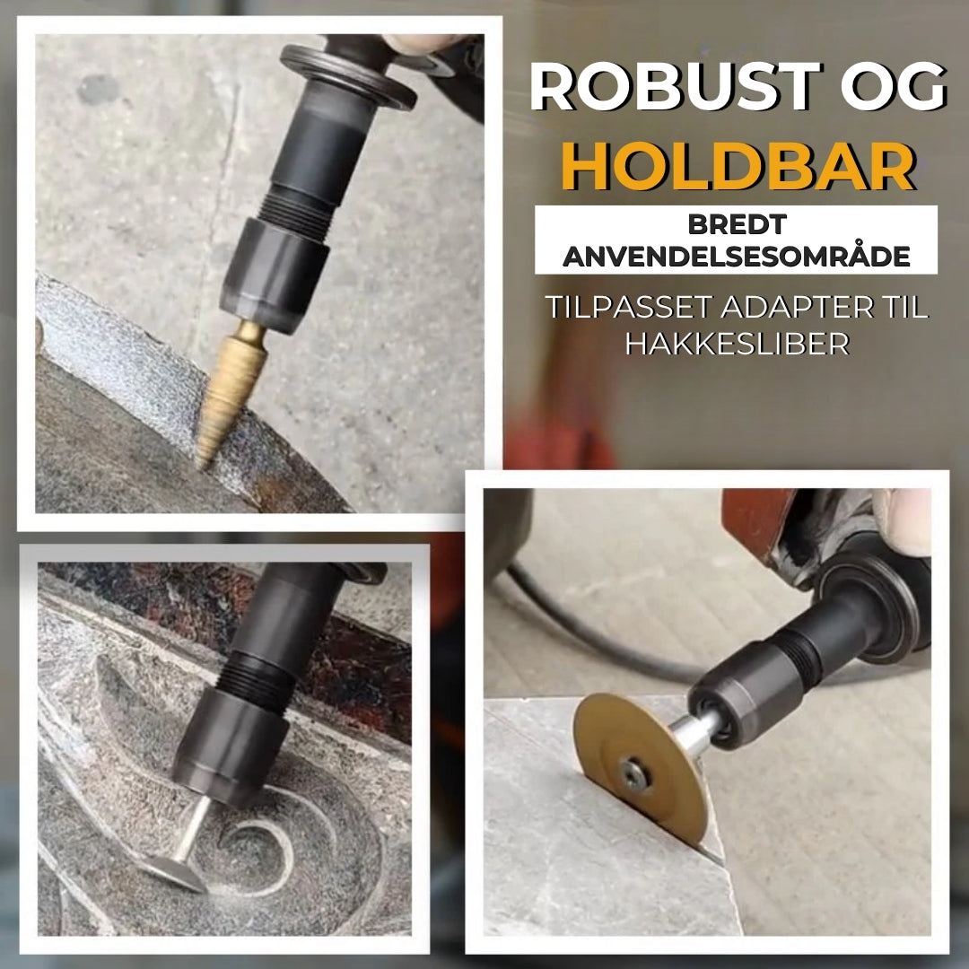 Specialtilpasset adapter til vinkelsliber