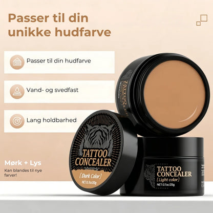 Vandfast concealer til ar og tatoveringer