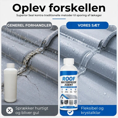 Tagforseglingskit med pensel – gennemsigtig og vandtæt