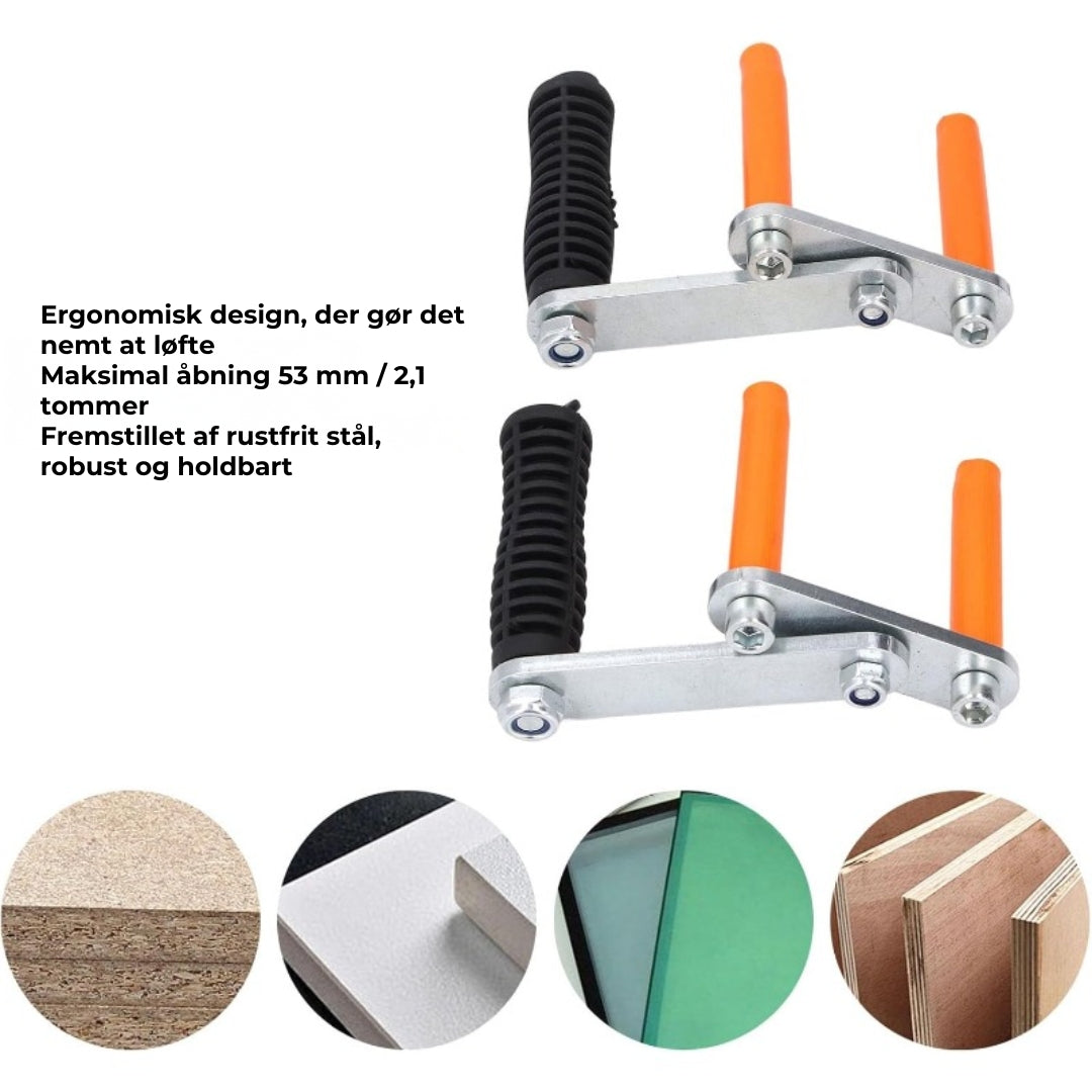 Ergonomisk pladebærer – 2 stk.