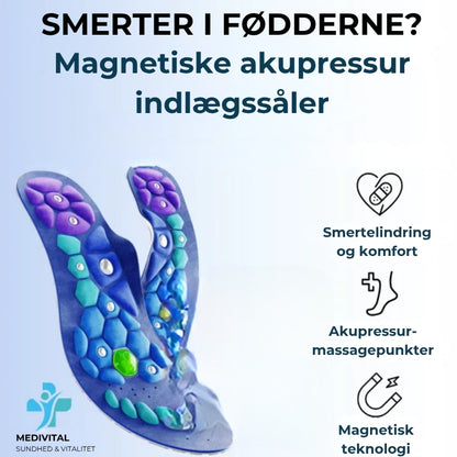 Medivital™ Magnetiske Akupressur Indlægssåler