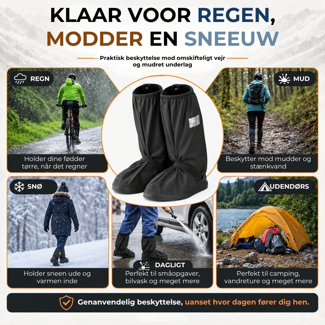 Vandtætte oversko – 1 par