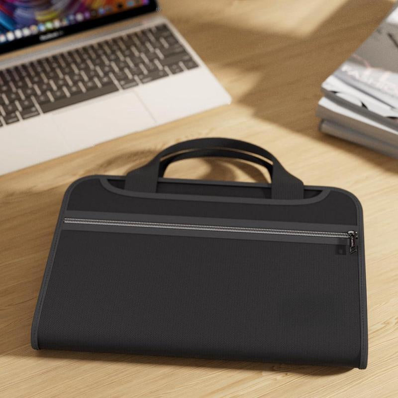 Stor brandsikker A4-mappe med håndtag