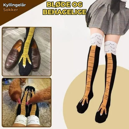 Kyllingelår sokker