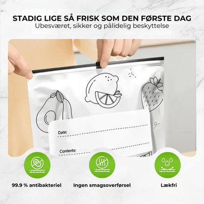[30 stk.] Genanvendelige aluminiumsfolie-poser
