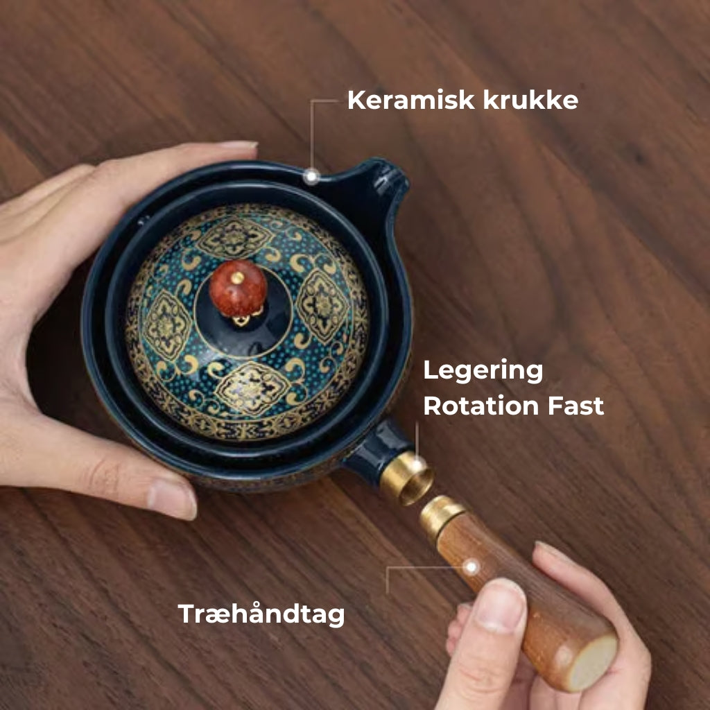 🔥 Anti-spild tekoger med 360° drejefunktion