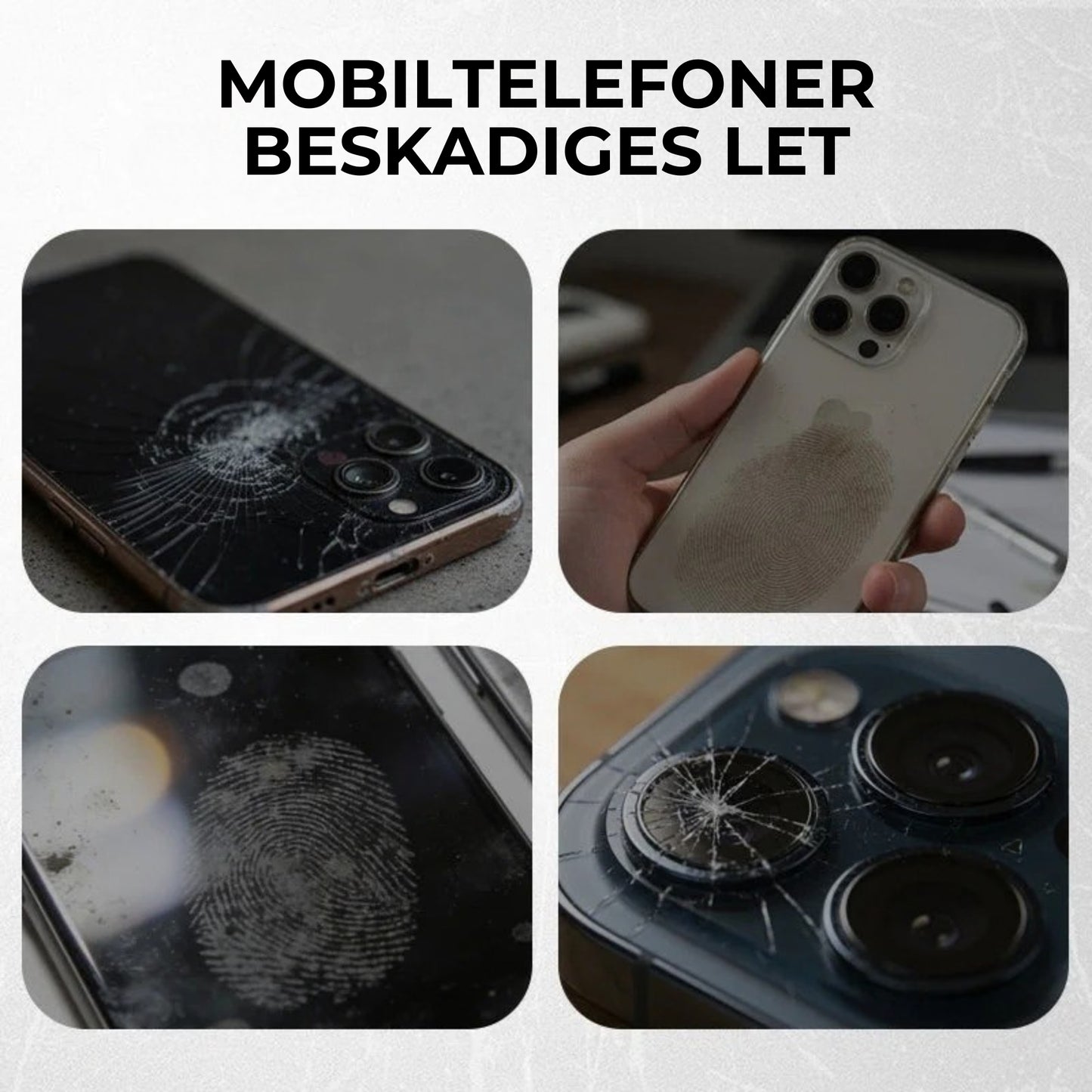 📱 Fingeraftryksresistente magnetiske mobiltelefonetuier til 12-17-serien
