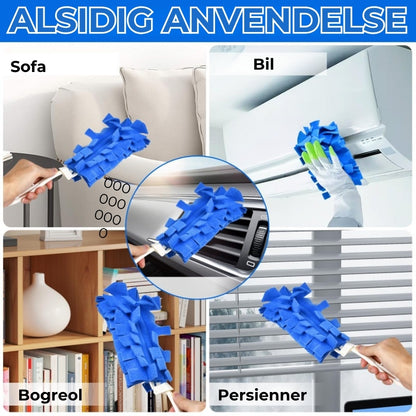 Sæt med genanvendelige fleece-støveklude