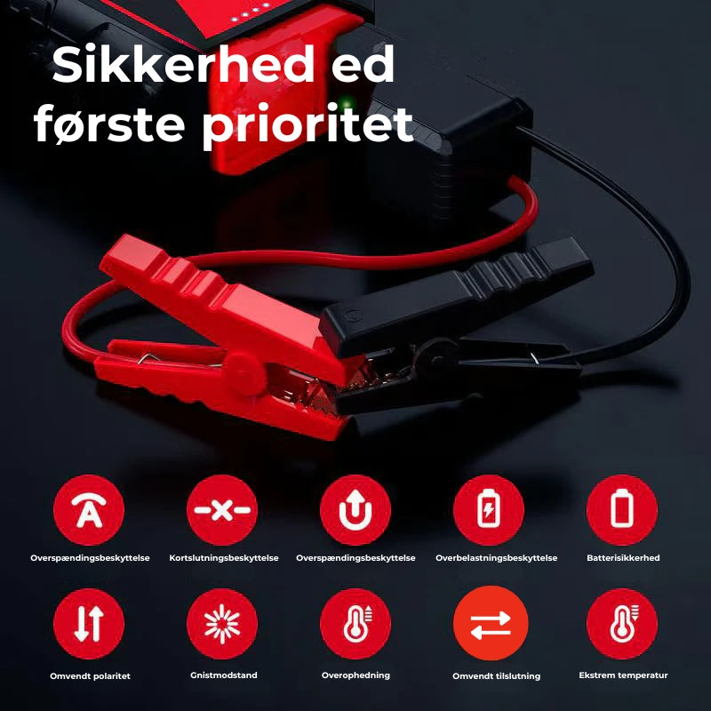 Bilbatteri jumpstarter powerbank