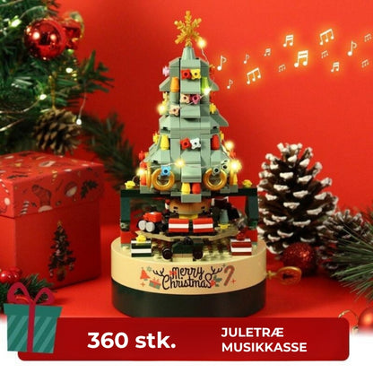 Juletræ af byggeklodser